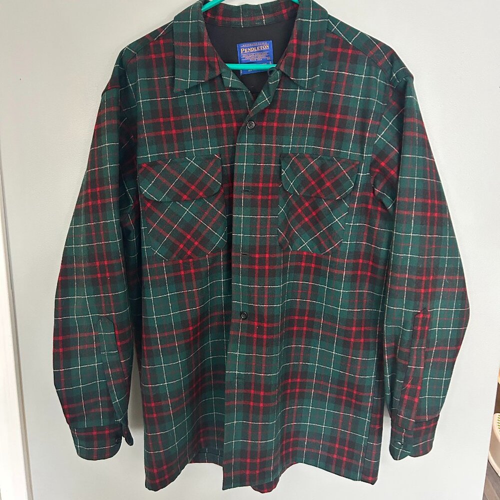 Men's Pendleton Plaid Board Shirt - Size M